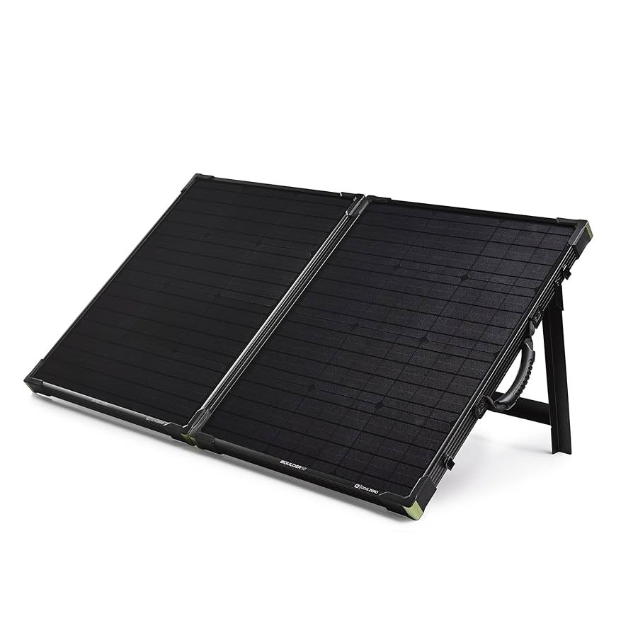 goal zero boulder 100 solar panel briefcase