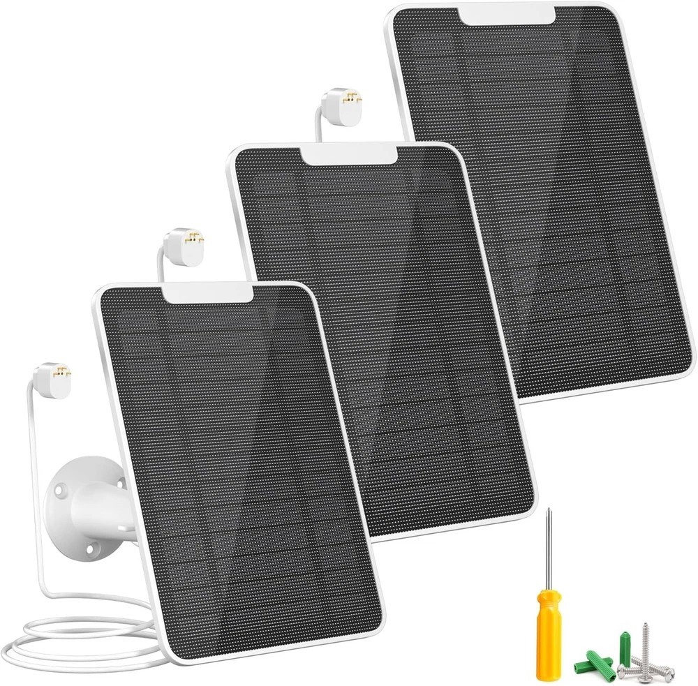 Solar Panel for Google Nest Camera, 5W Camera Solar Panel Power for Google Nest