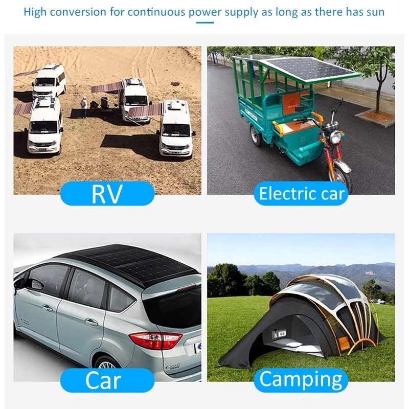 Solar Charger Set with 10 in 1 USB Fast Charge Cable, Portable Outdoor