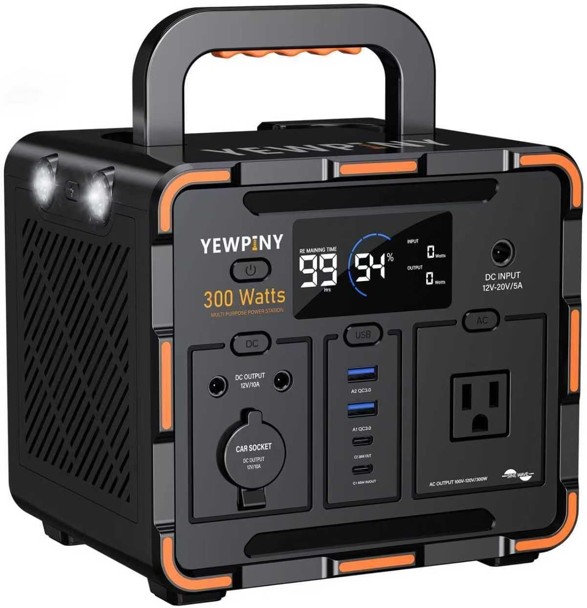 Emergency Power Supply 300W Solar Generator^