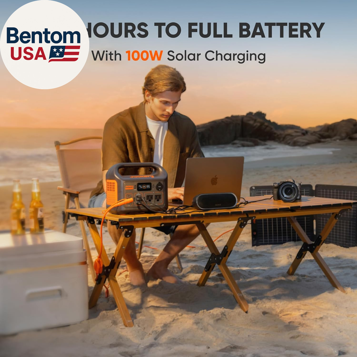 Portable Power Station Explorer 300, 292Wh Backup Lifepo4 Battery, Solar Generat