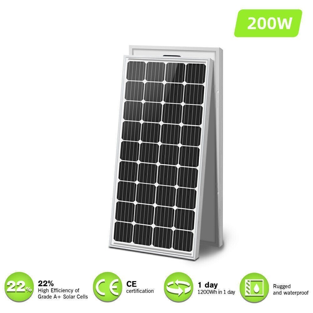 200W 12V Solar Panel 9BB Monocrystalline Solar Module Solar Panels for Home Roof