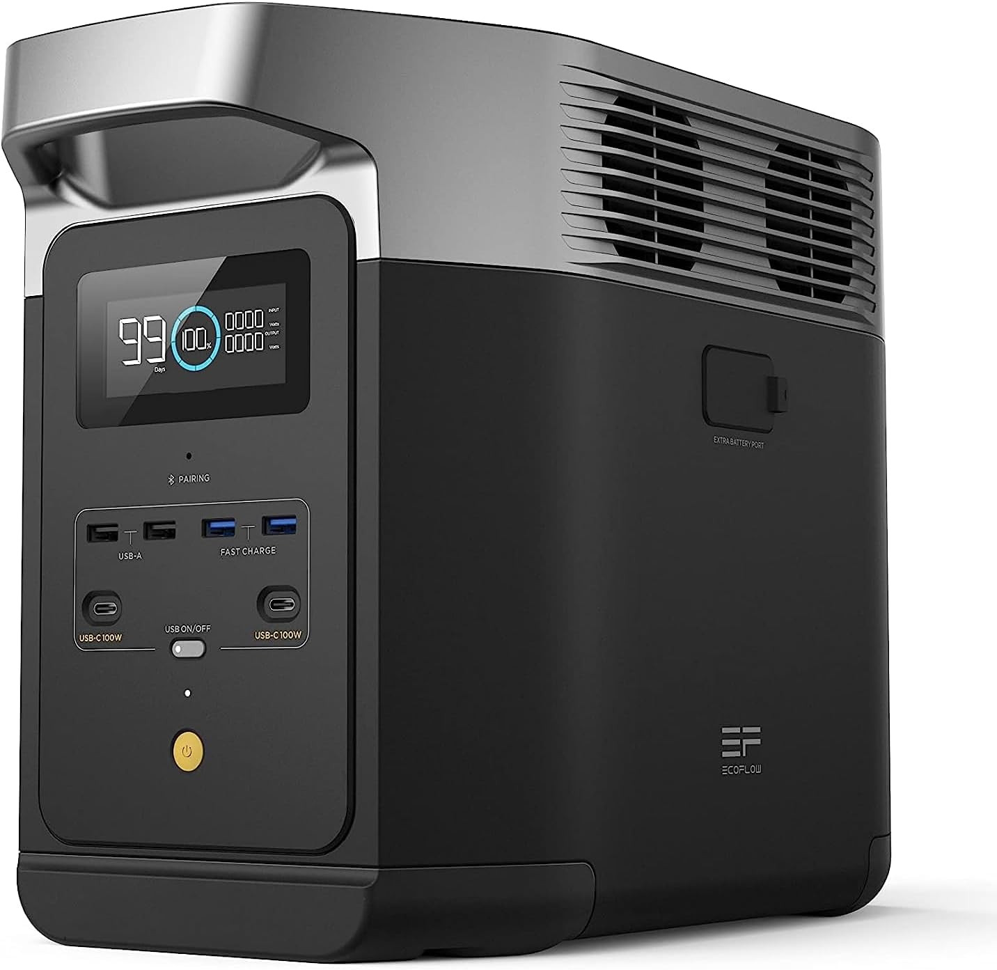 EF ECOFLOW Portable Power Station DELTA 2, 1024Wh Lifepo4 (LFP) Battery, 1800W A