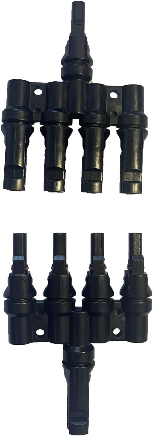 KRXNY Solar Panel PV 1 To 4 T Branch Connectors Cable Coupler Combiner…