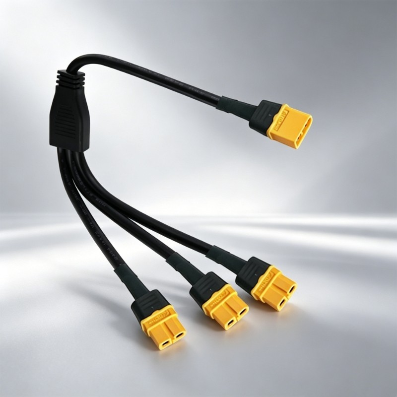 Power Charging Cord XT60H Splitter Cable, 35CM Wire for Battery Distribution