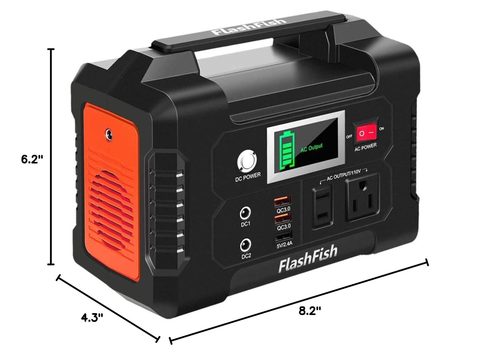 Portable Power Station 200W 151Wh Solar Generator Backup for Blackout/Camping/RV