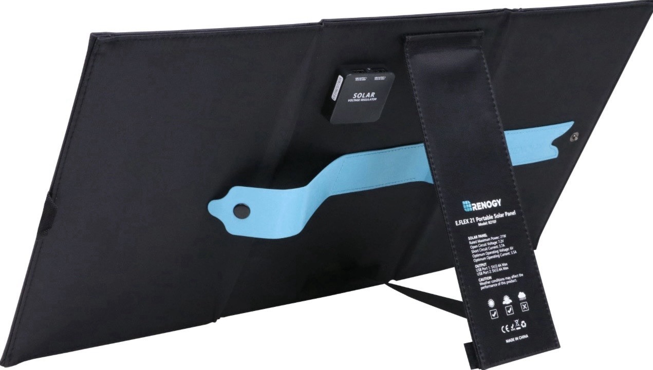 Renogy E.FLEX 21 Portable Solar Panel (R21EF-US) NEW Open Box Never Used