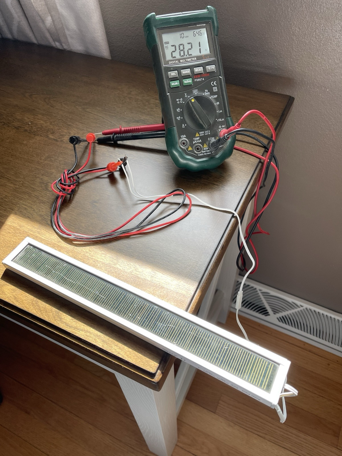 USED Somfy 74300 Solar Panel 2-PIN model