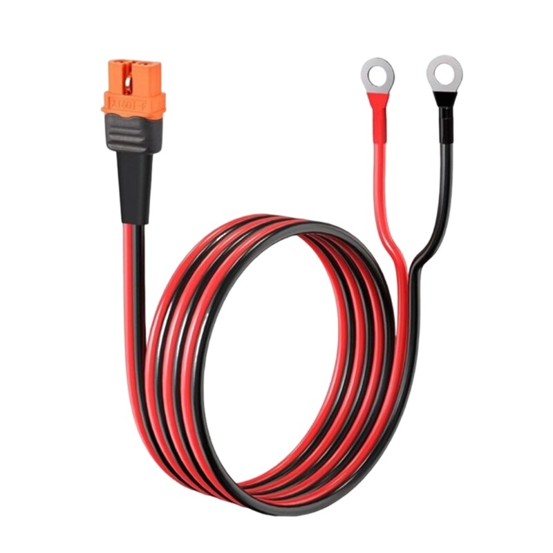150CM XT60i Female to O Rings Connector Cable 10AWG for Outdoor Use