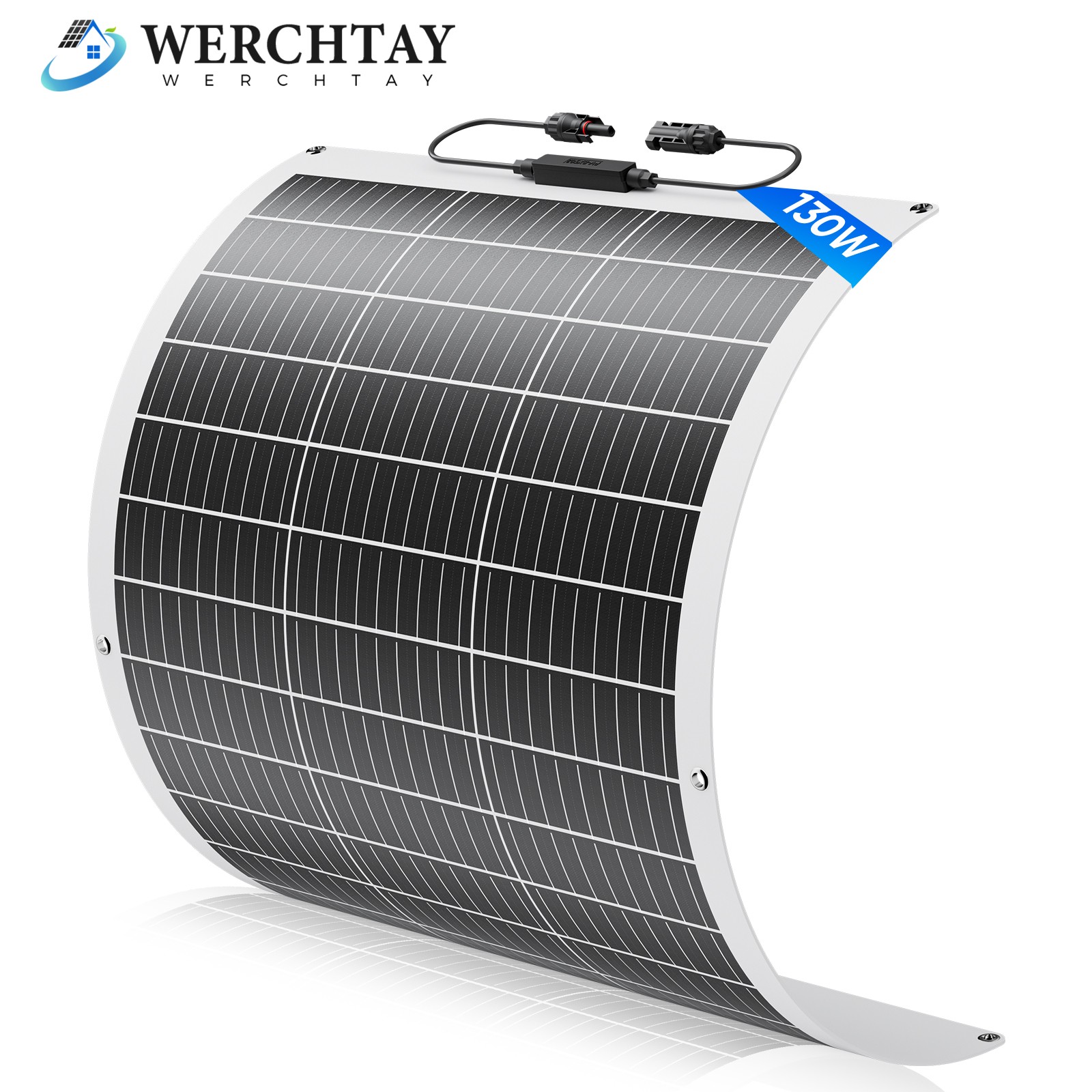 130W 520W Flexible Solar Panel Portable RV Rooftop Cabin Car Boat Home Camping
