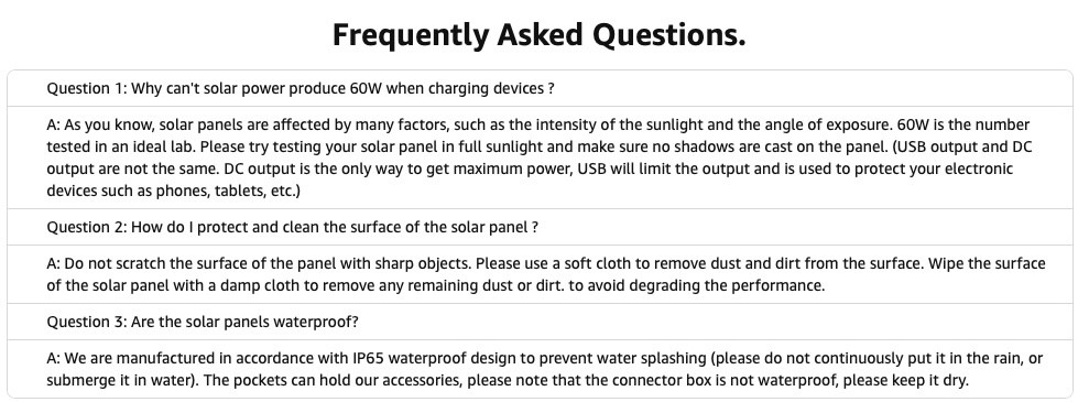 Solar Panel Portable KIT Outdoor, Camping, Hiking, RV- 60W, 5V, USB & 18V KYOKYO