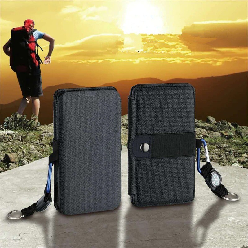 KERNUAP Sun Folding 10W Solar Cells Charger 5V 2.1A USB Output Devices for Smar