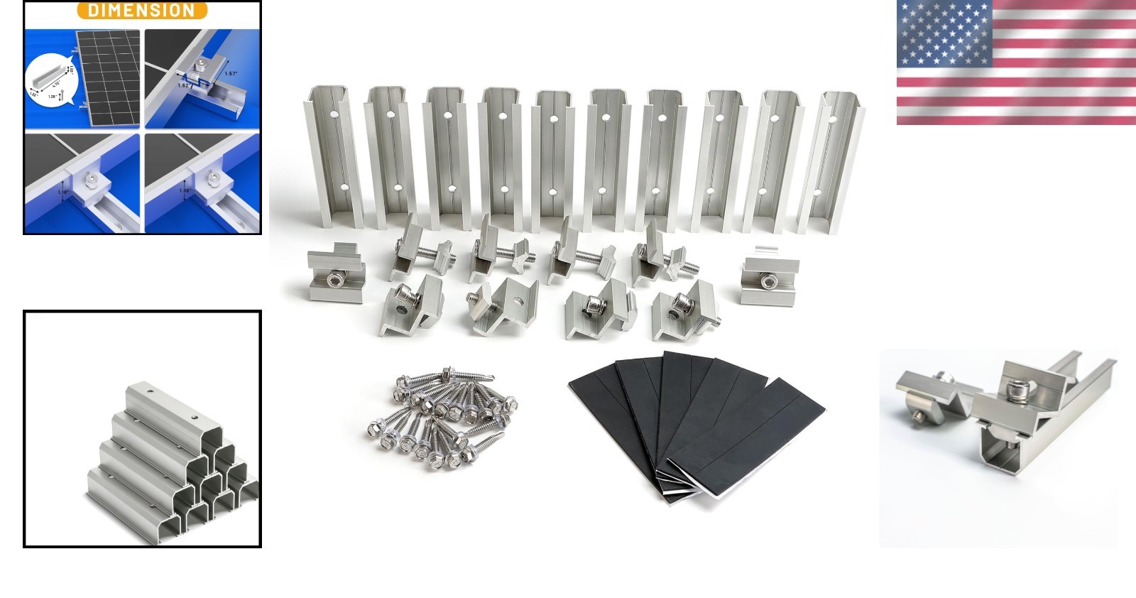 Solar Panel Mounting Kit for Roofing – DIY Installation
