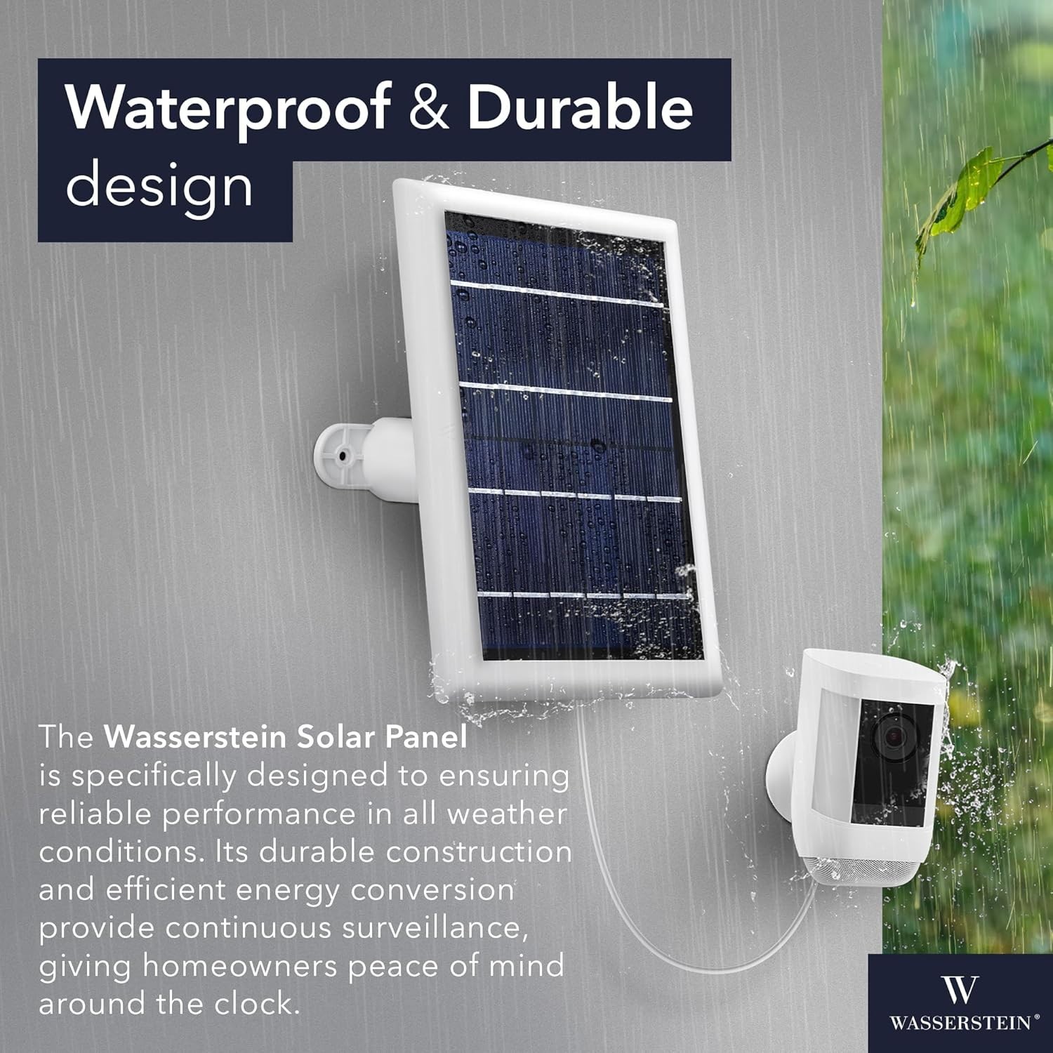 Reliable Solar Charging Solution for Ring Cameras with USB Type-C Connector