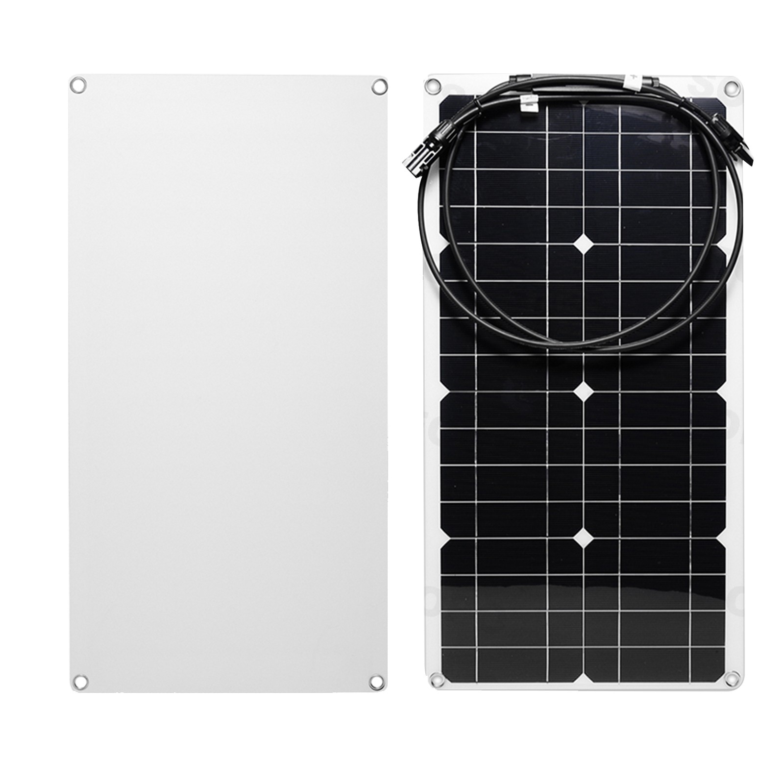 4 x 40W High-Efficiency PV Panels + 30A-100A Intelligent Controller for RV/Homue