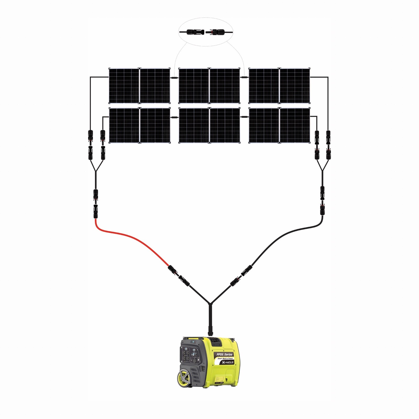 Portable Solar Generator 2KW Lithium Battery off grid mobile power station