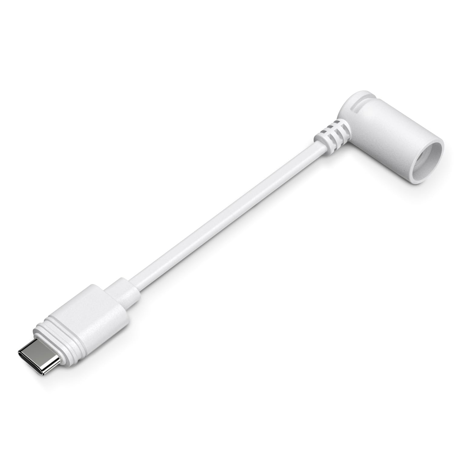 White Ring Barrel Plug to USBC Adapter Compatible with 1st Gen Solar Panel, …