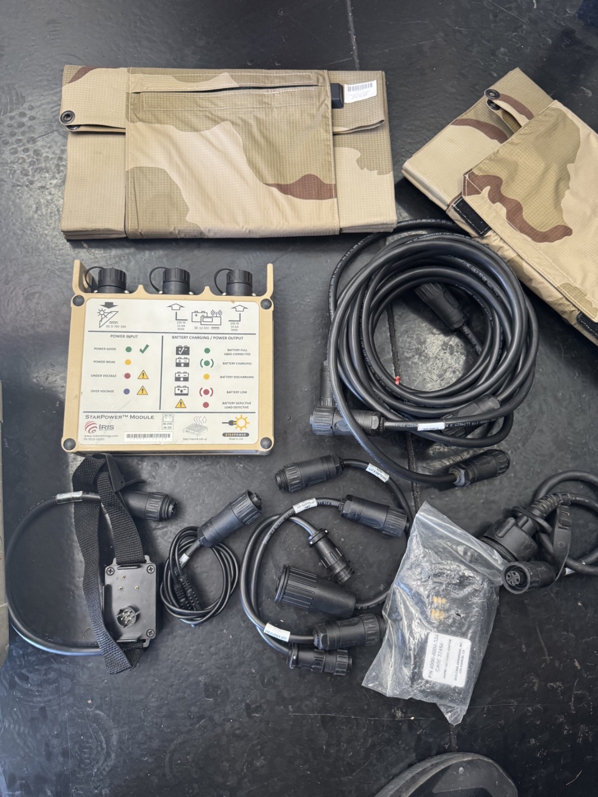 Iris Technology SPACES II Kit Portable Military Solar Energy Field Power 78535