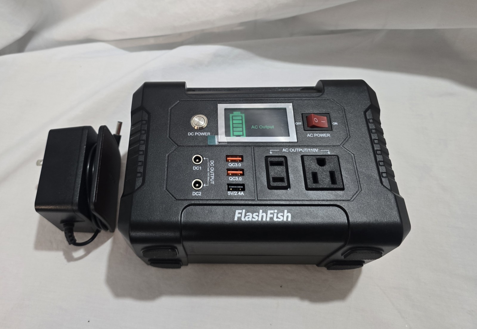 FlashFish E200 Portable Power Station- Tested And Fully Functional-Free Shipping