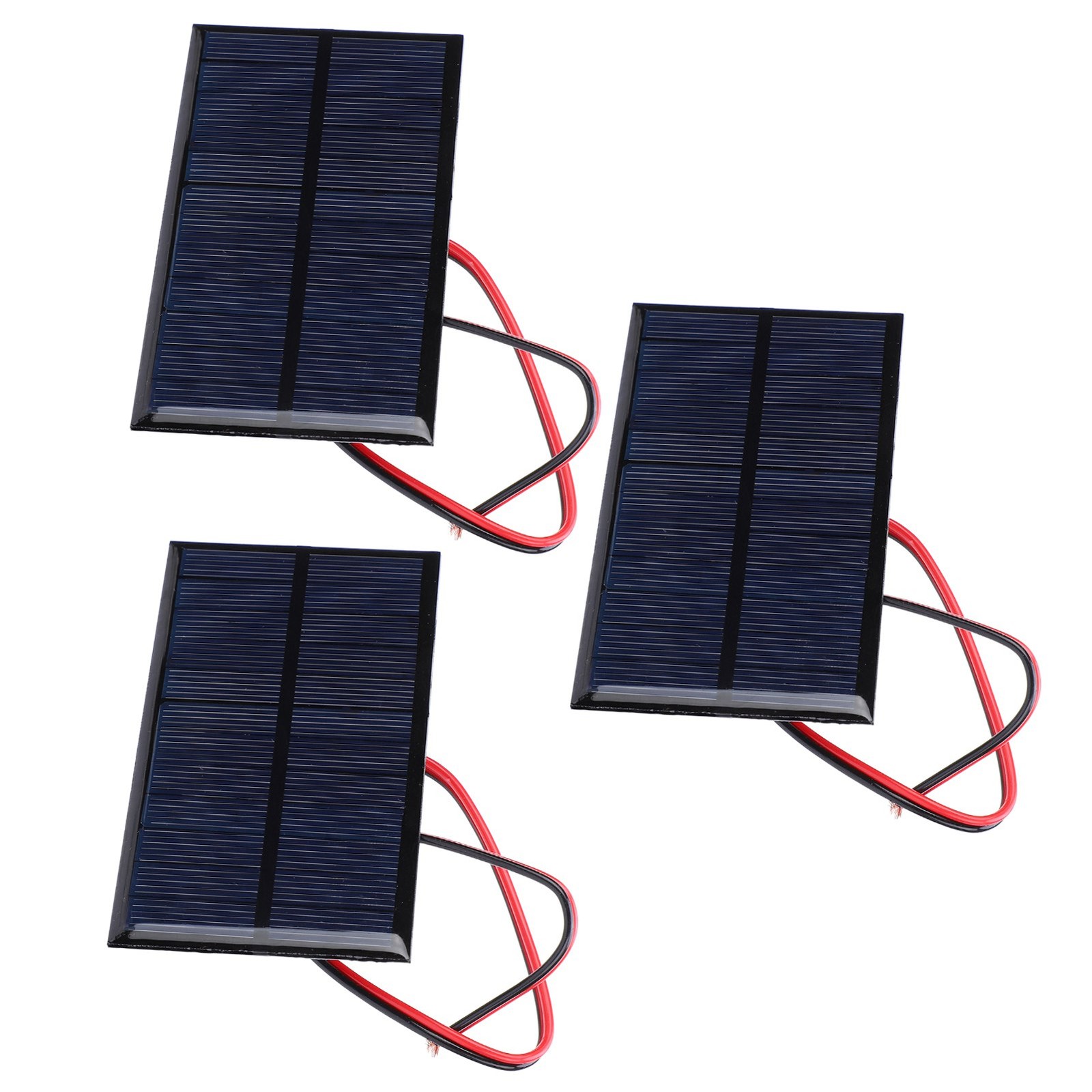 3pcs DC 6V 1W Solar Panel Cell Power Module Polycrystalline Silicon Solar Pa CET