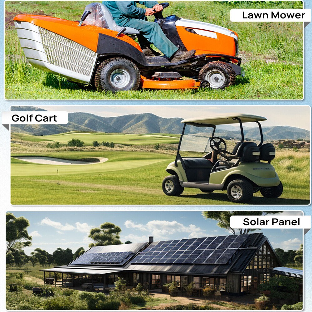 48V 50Ah 100Ah LiFePO4 Lithium Battery Deep Cycle Built-in BMS For Golf Cart NEW
