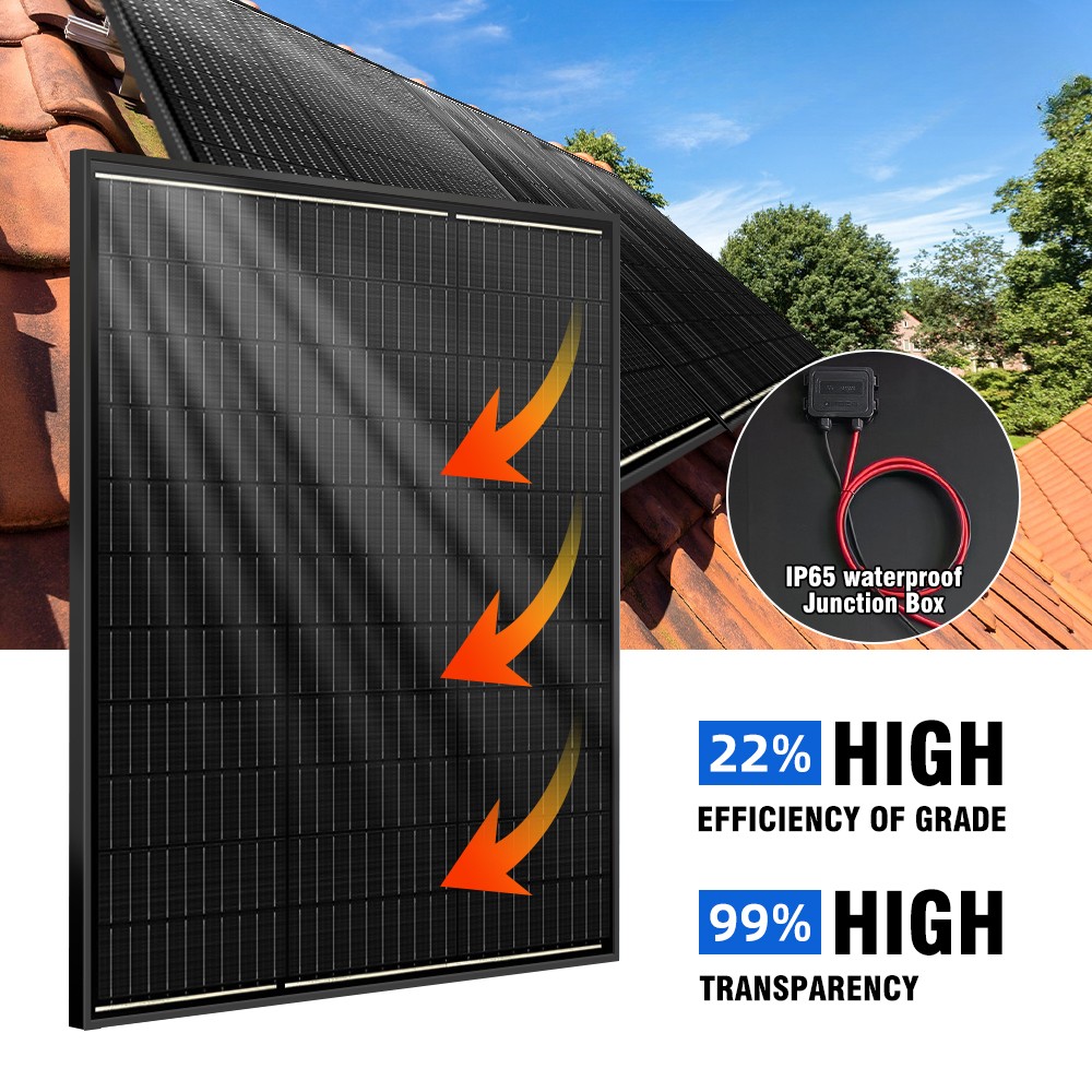175W 350W Watt 12V Mono Solar Panel Charging Battery Power RV Home Boat Off-Grid