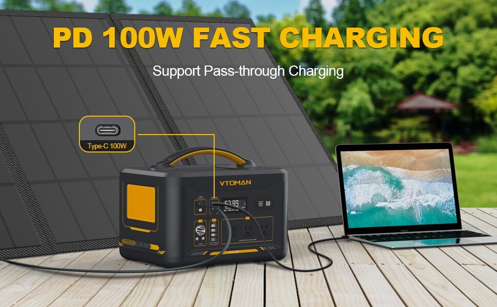 VTOMAN Jump 1500X USB Portable Power Station, 828Wh LiFePO4 Generator MSRP $1499