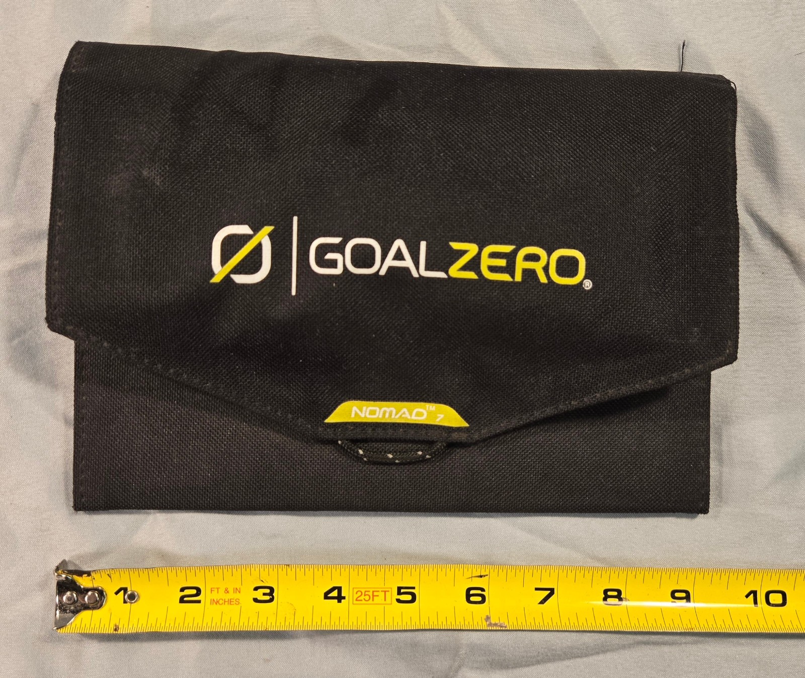 Portable Solar Panel GoalZero Nomad 7 Charge AA, AAA, 9v Rechargeable batteries