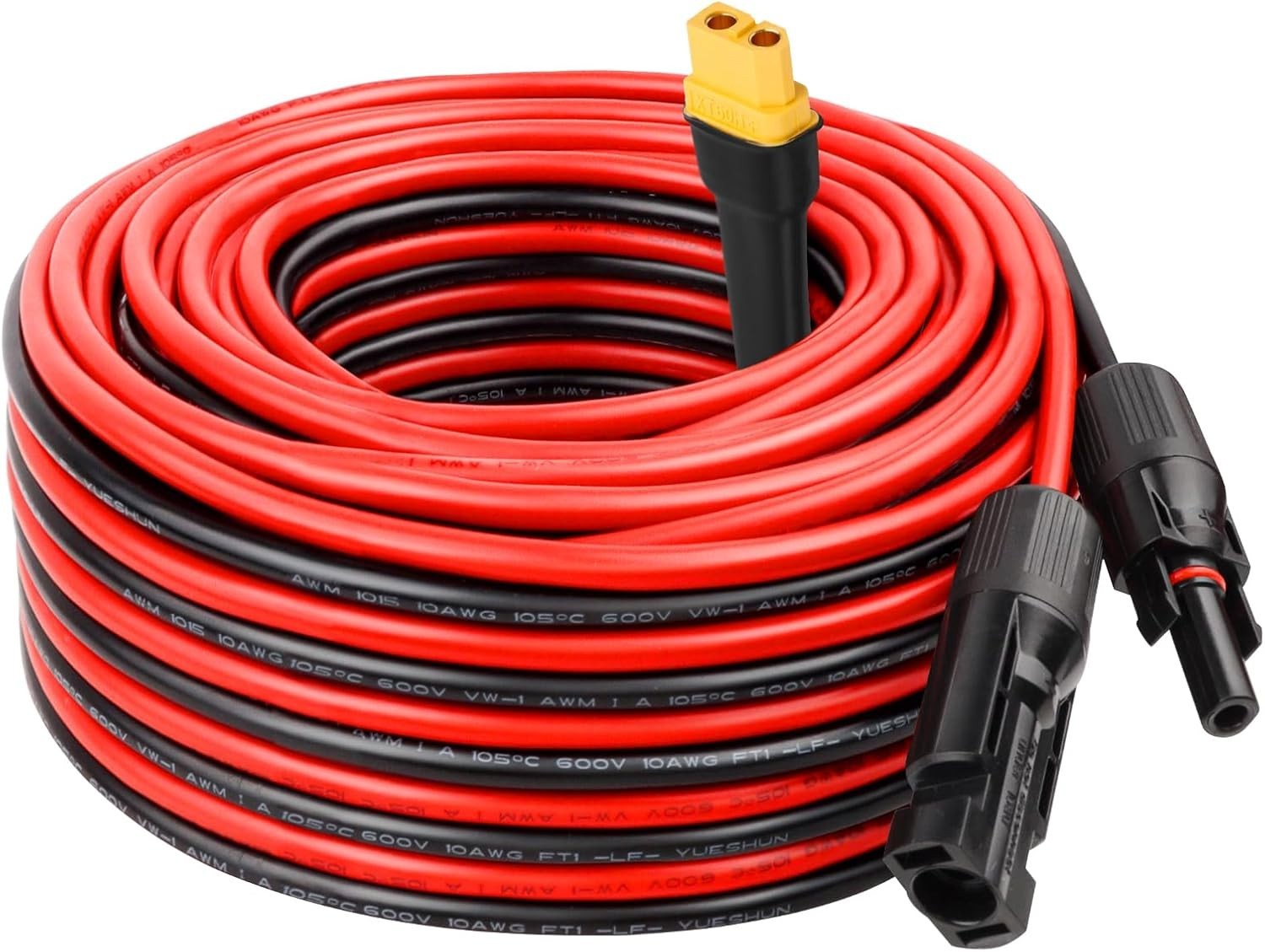 Heavy Duty 10AWG Solar Panel Connector Cable