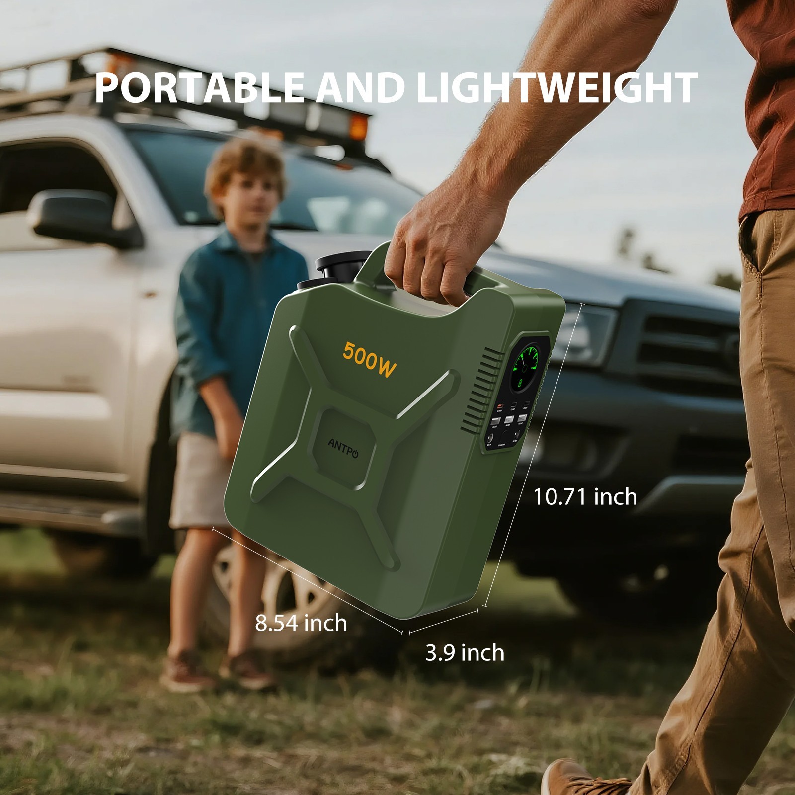 500W 500Wh Portable Power Station for Power Outage Camping self driving tour