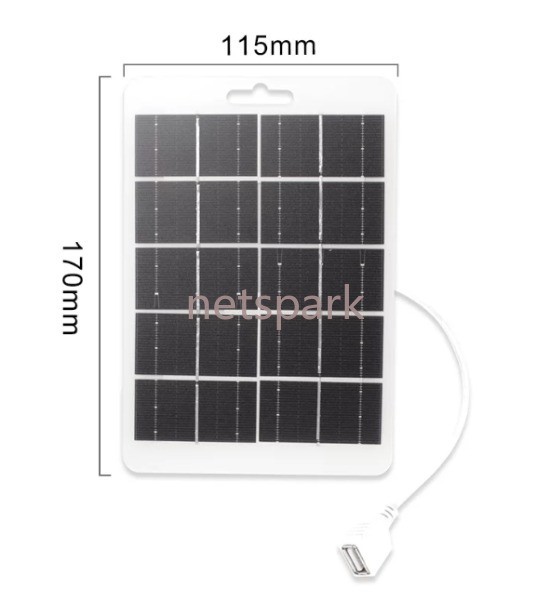 Solar Panel Charger 5V 2W 3W 6W 8W 10W USB Flexible Solar Power Generator Panel