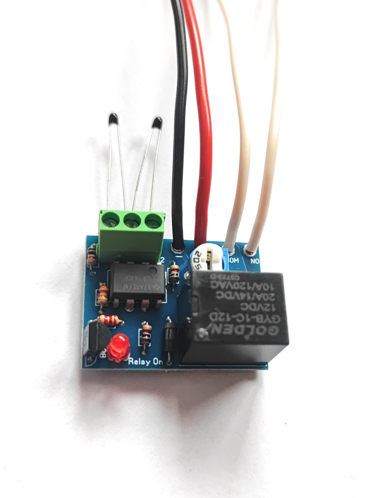 Mini home differential thermostat solar water heating pump controller 12V 10A