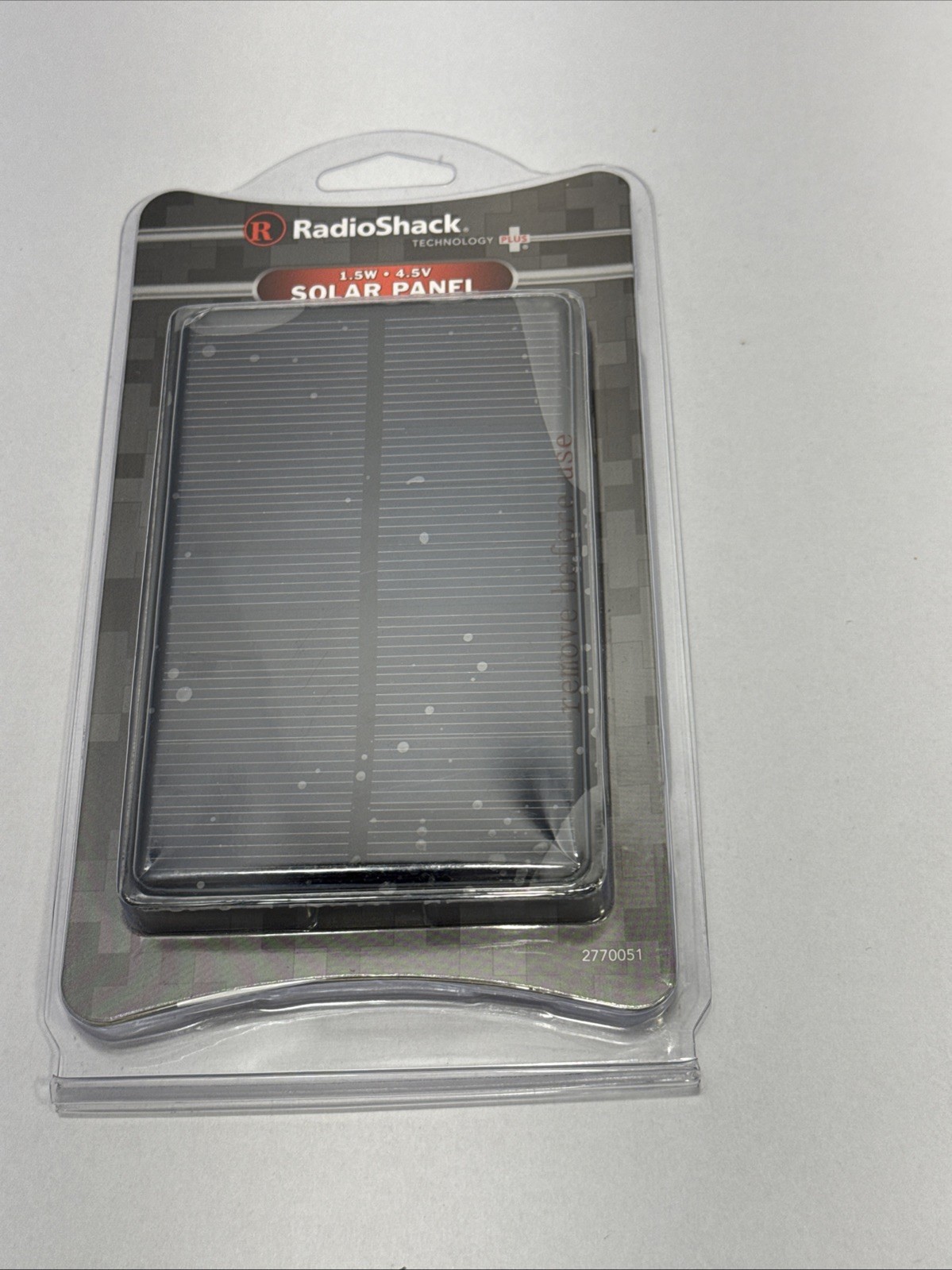 RadioShack solar panel 1.5 W 4.5 V