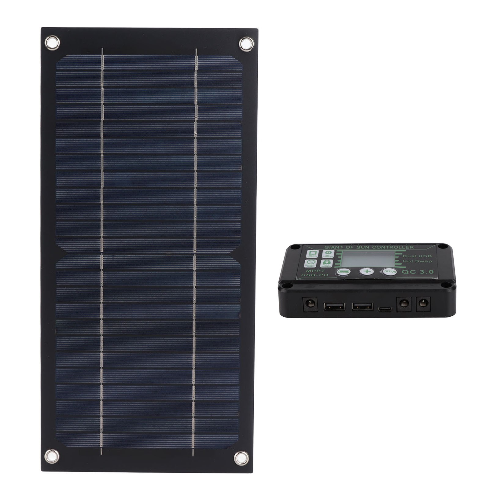 Solar Panel Charger Monocrystalline Silicon 100A Charge Controller Solar Panel ✈