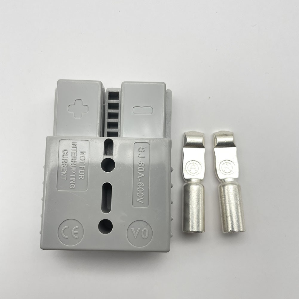 IP20 Rated 80A Power Connector for Electric Vehicle Charging Dust Protection
