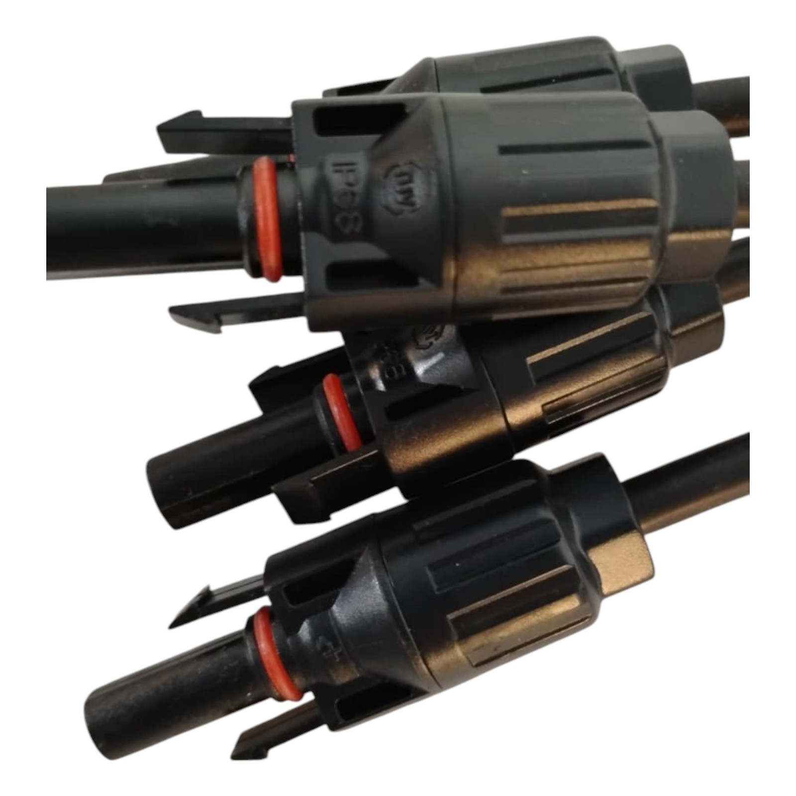 ECO-WORTHY Solar Y Branch Connectors 1 to 4 Parallel PV Adapter |IP67 Waterproof