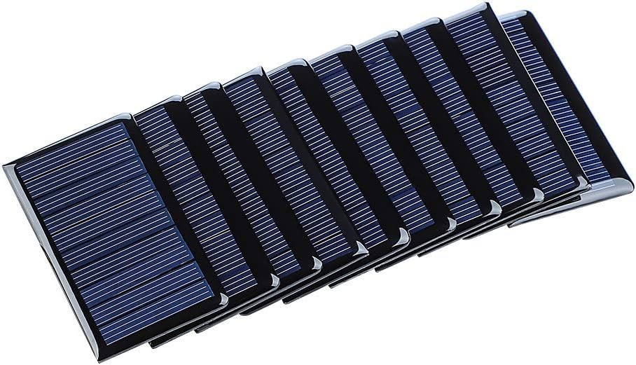 SUNYIMA 5V 60mA Epoxy Polycrystalline Solar Panel Cells for Battery Charger D…