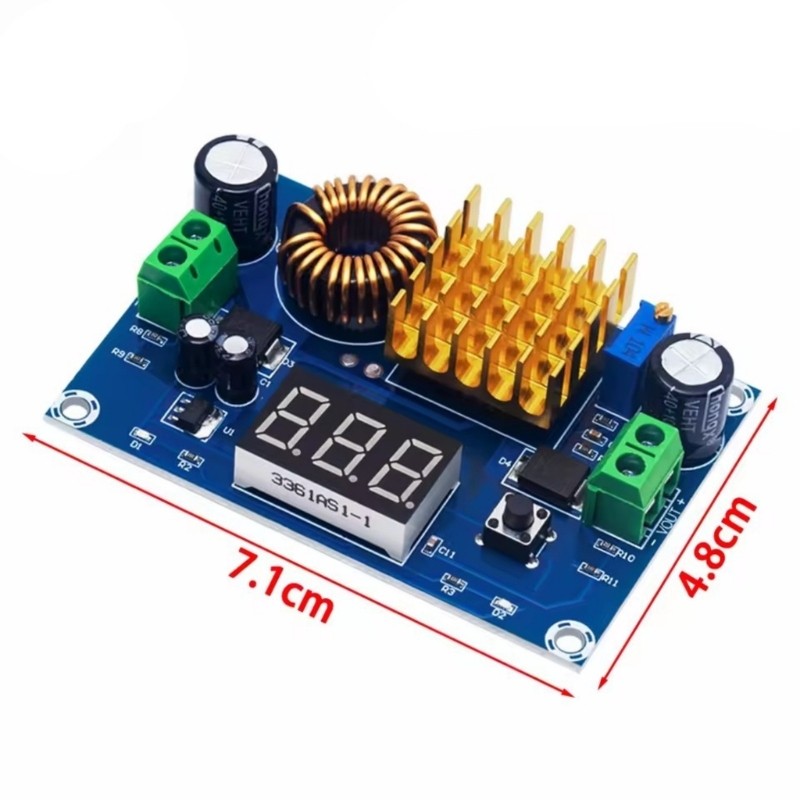 5A Boost Converters Module Adjustable Output Voltages 5V-45V for DIY Electronics