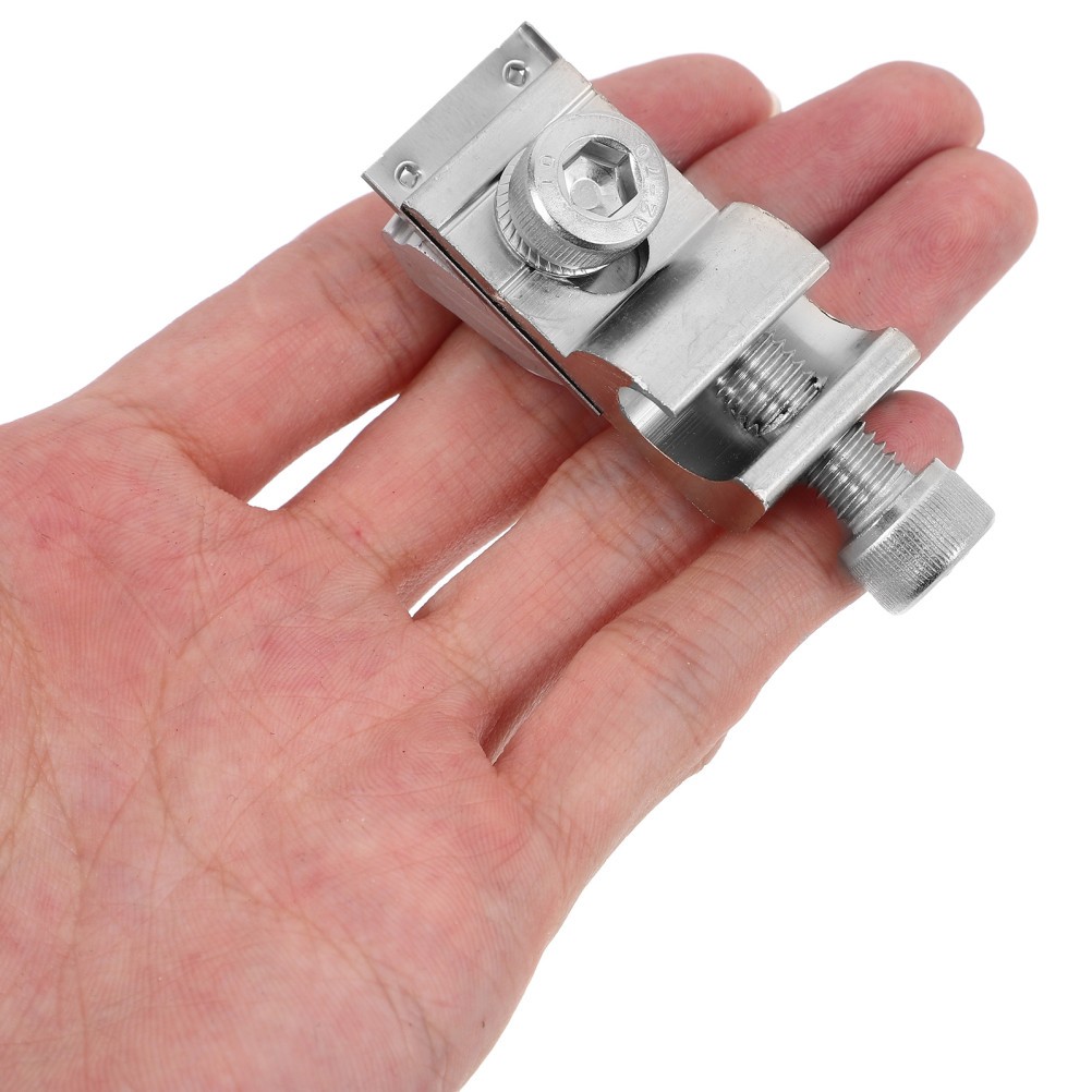 4 Pcs Solar Mounting System Accessories Aluminum Grounding Lug Wire Clamps