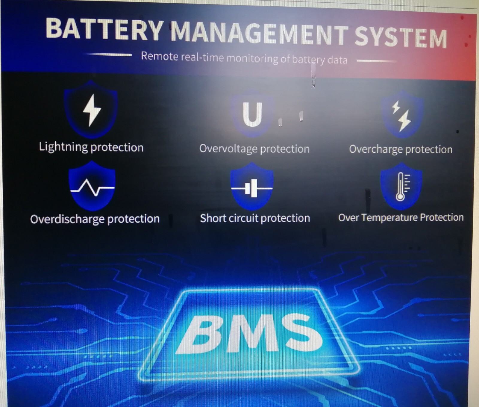 12V 200AH (OLF) LiFePo4 Grade A battery with 100A BMS Built-in, LCD screen