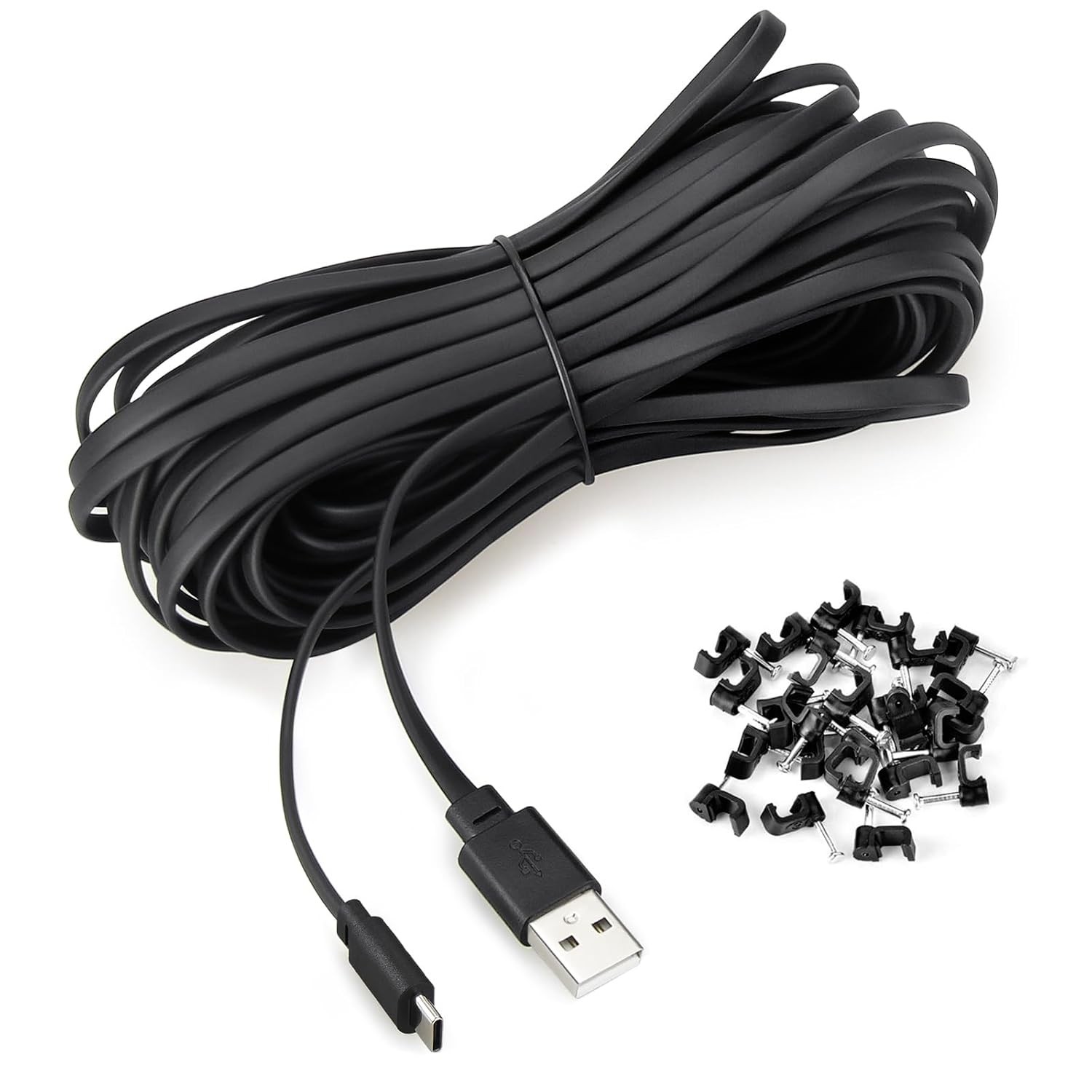 30 ft Power Cord for Blink Mini 2 Camera, Blink Outdoor 4, Long USB C Extension