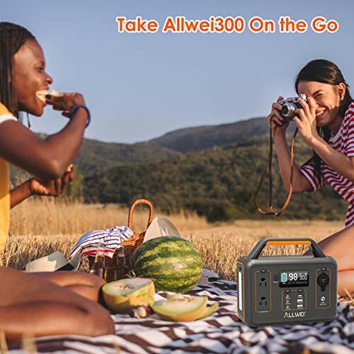 Portable Power Station 300w Solar Generator 280wh Typec Pd60w Regulated Dc Outpu