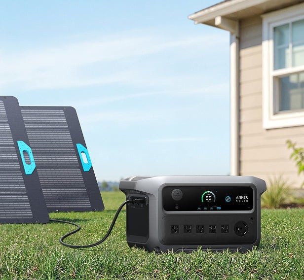 Anker SOLIX C2000 Gen 2 Power Station with Expansion Battery & 400W Solar Panel