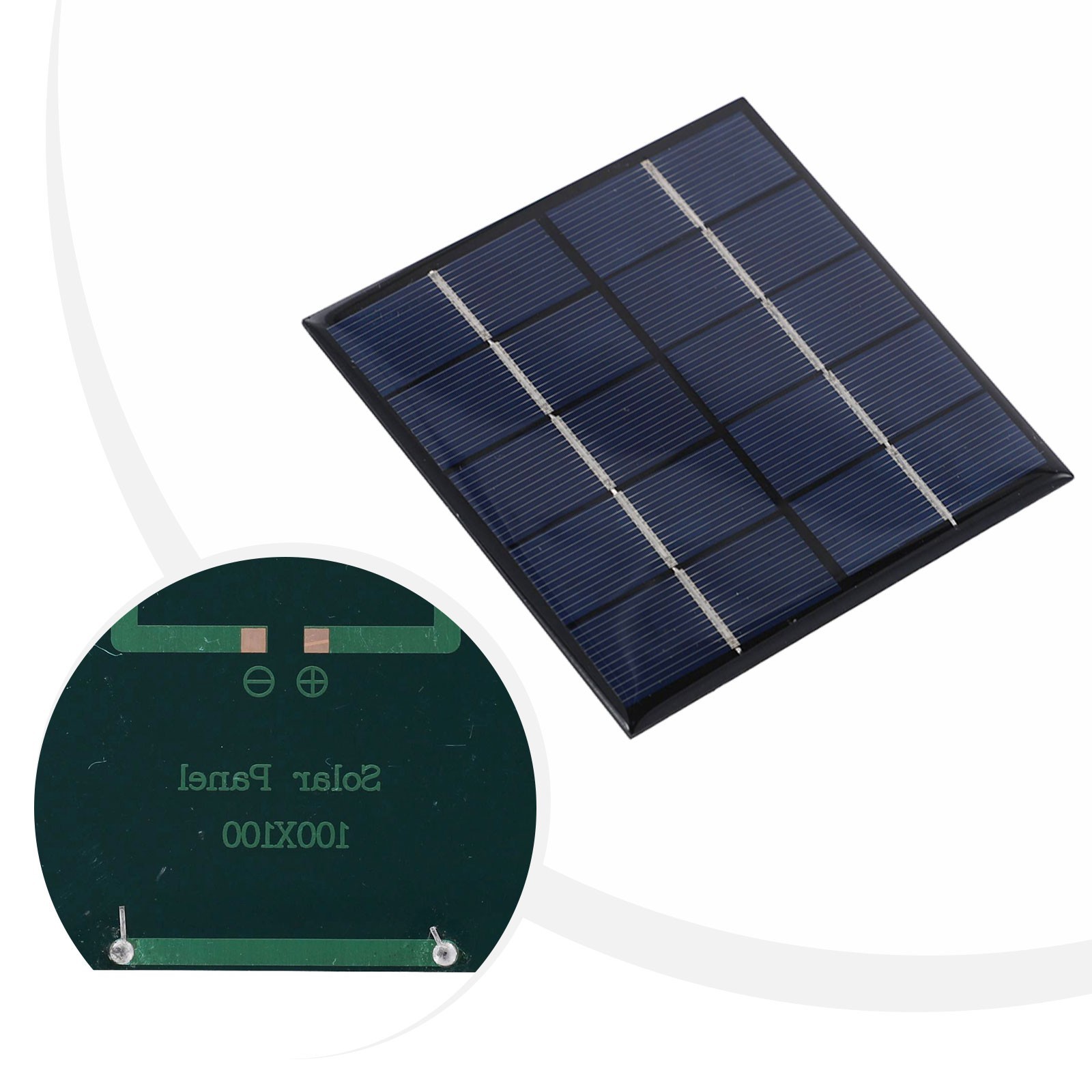 Compact Solar Panel Charger 3W 5V Fast Charging for Outdoor Activities