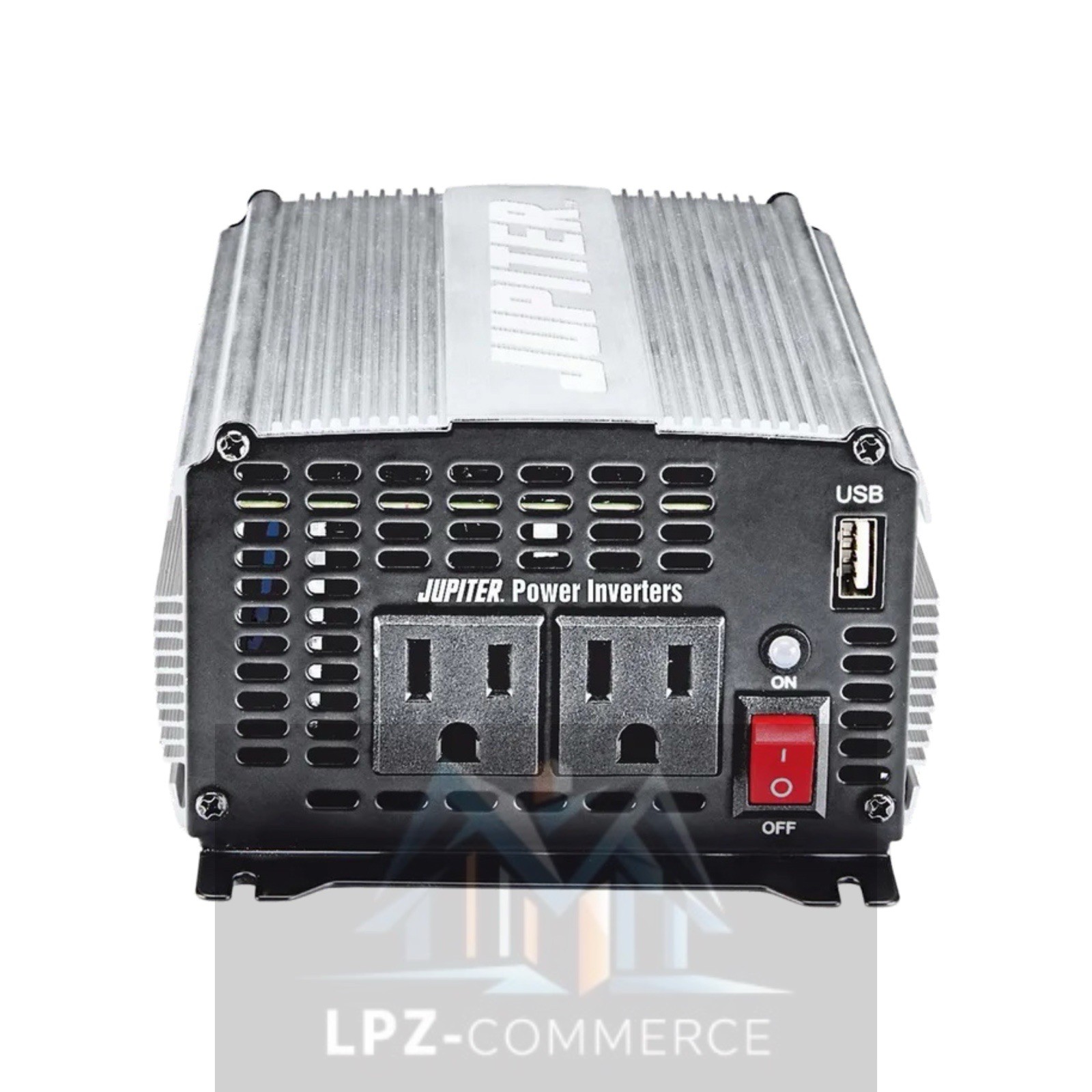 2000W Power Inverter 12V DC to 120V AC Car Converter w/ Dual Outlets & USB