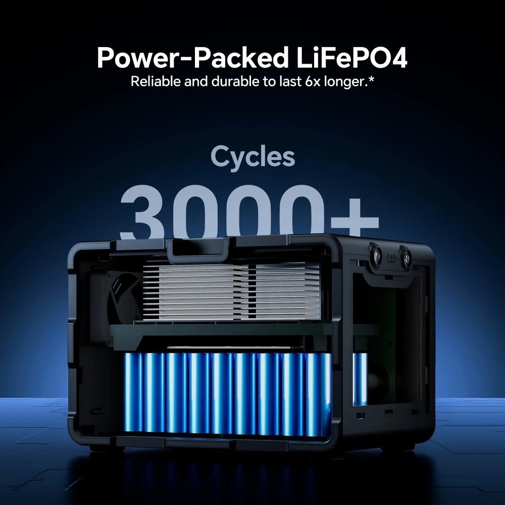 600W 519Wh Portable Power Station Solar Charger Generator for Emergency Camping