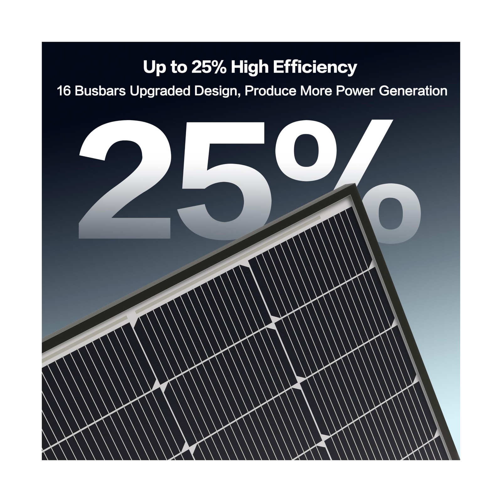 300 Watt Solar Panels, N-Type 16BB 2PCS 300W Bifacial Solar Panel, 25% High E…