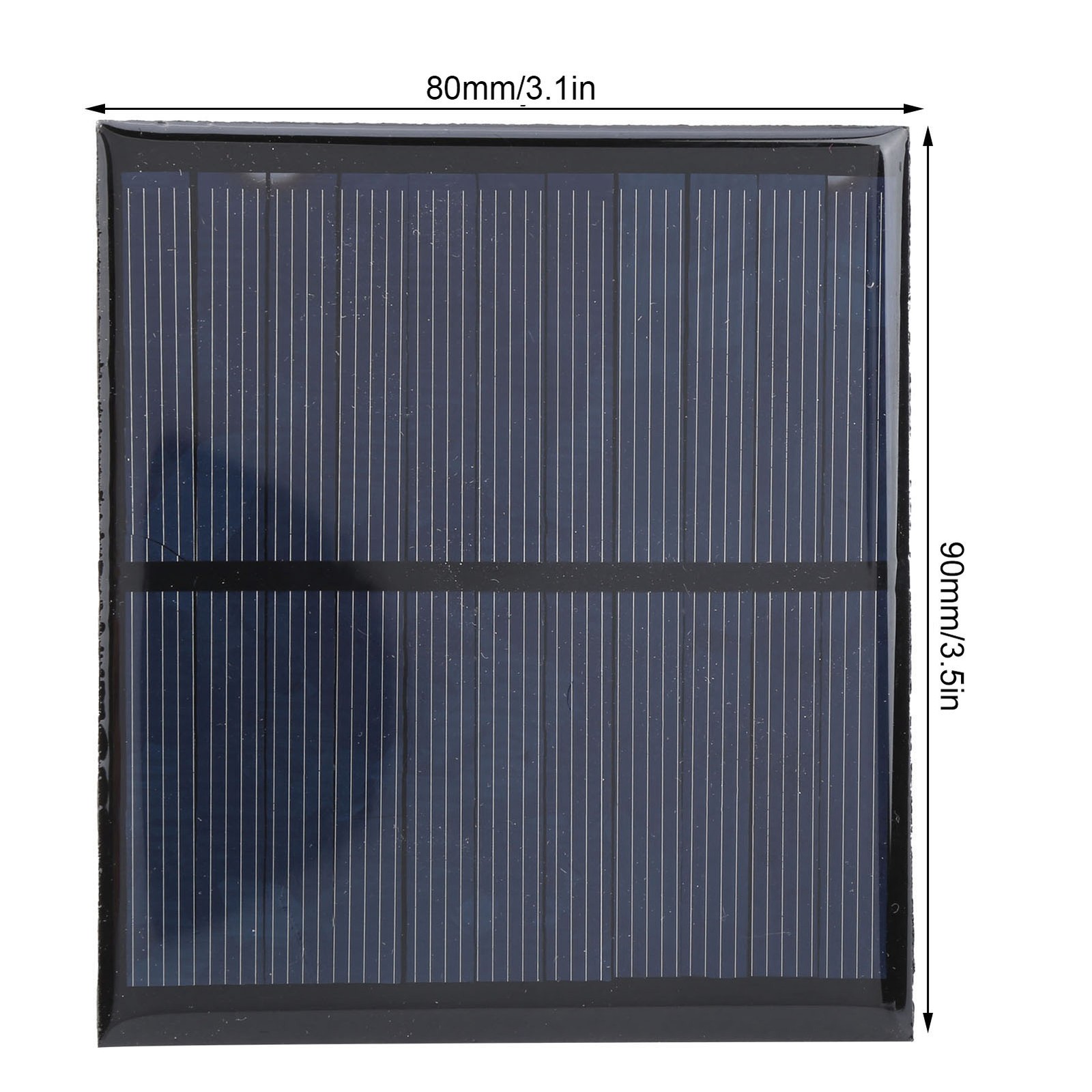 5Pcs Mini Solar Panel Board Module + 30CM Red And Black Wire DC5.5V 160mA