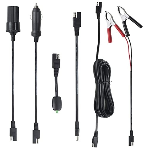 16FT Battery Charger Extension Cable Adapter SAE Connectors Quick 6 Connectors