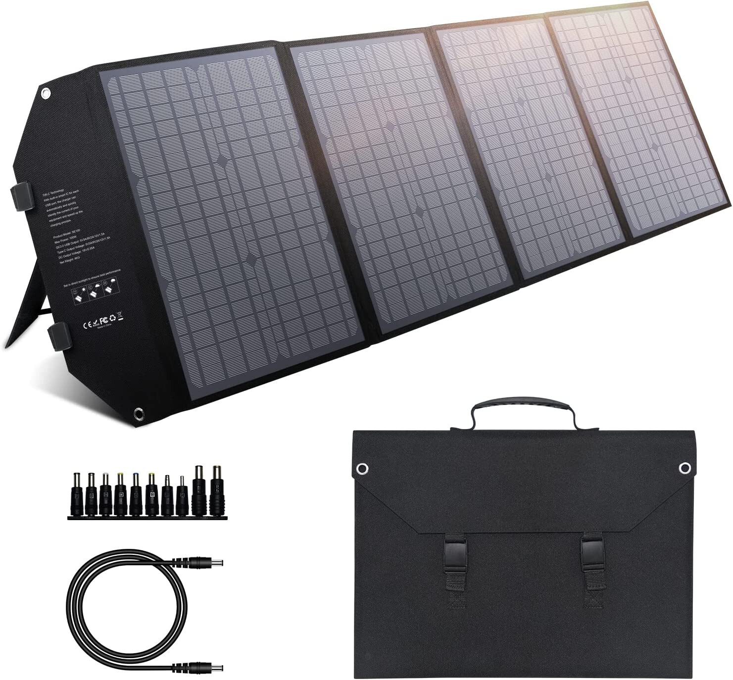 300W Green Solar Generator, Portable Power Station with Solar Panels